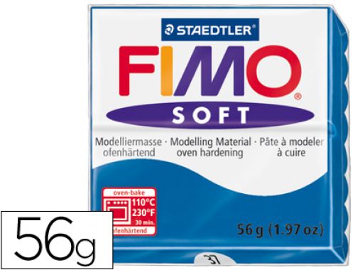Pasta para modelar staedtler fimo soft 56 gr cor azul , Staedtler , 54662 , 4006608809577